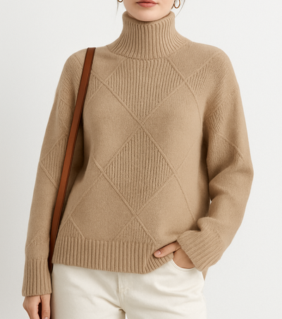 Luksus Høyhalset Genser