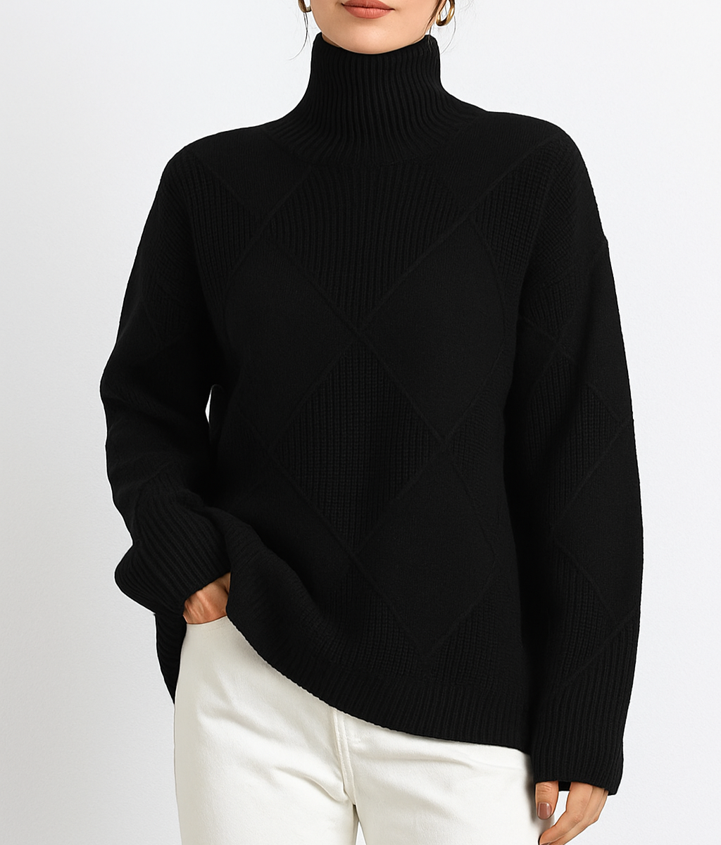 Luksus Høyhalset Genser