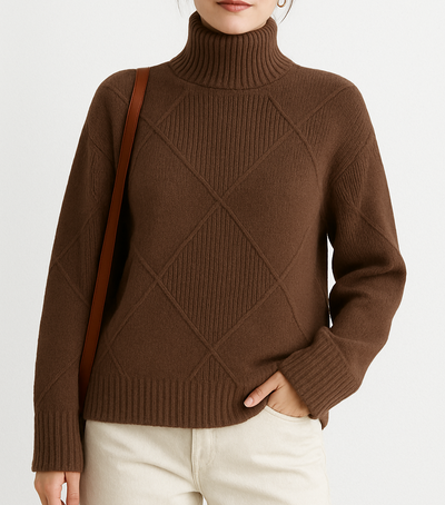 Luksus Høyhalset Genser