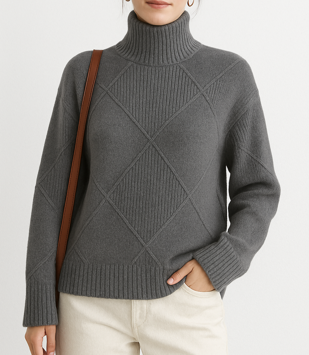 Luksus Høyhalset Genser