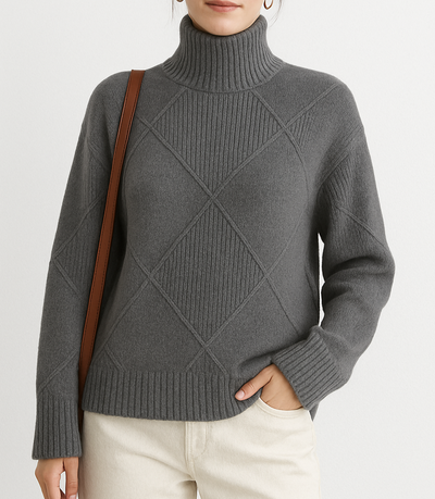 Luksus Høyhalset Genser