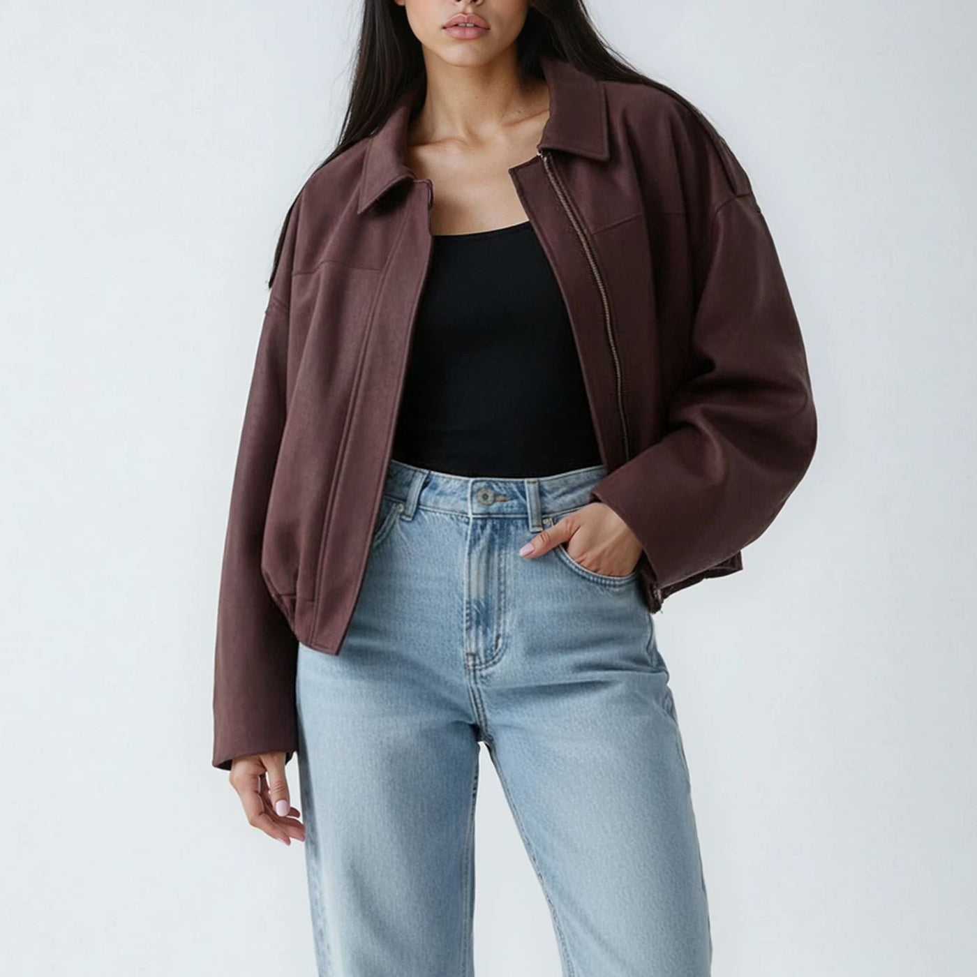 Bomberjakke med revers